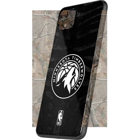 NBA Minnesota Timberwolves Black Animal Print Google Pixel 4 XL Skin